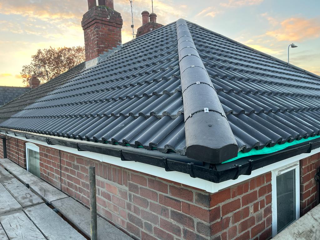 Full Pitched Tile Re-roof